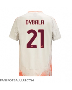 AS Roma Paulo Dybala #21 Tricou Fotbal Replică 2024-25 Barbati Deplasare